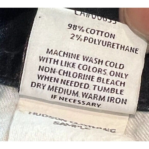 Hudson Jeans Pants Womens 27 Blue Denim Cotton Blend Stretch Made USA Pockets - Picture 12 of 13